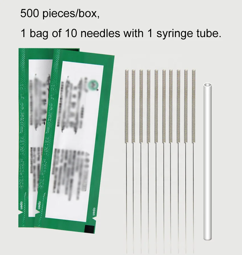 AmywellMED 500 Dry Needles Sterile Acupuncture Needles For Single Use
