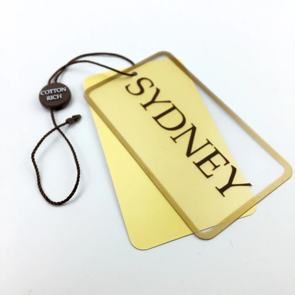 Factory Supply Hang Tag  Custom Printed logo print hangtag Garment Paper Hang Tag For Clothing