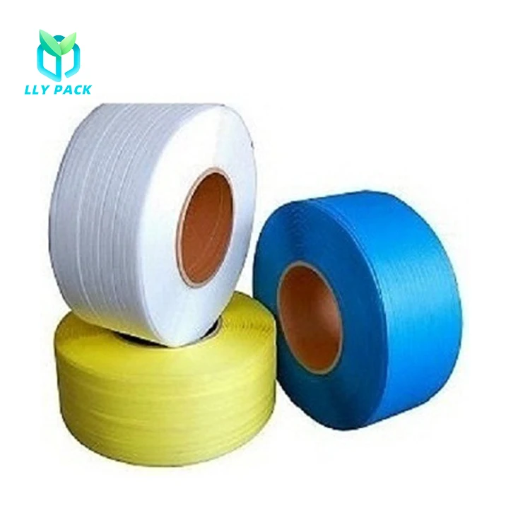 5 8 9 12mm White Plastic Strap Band PP Strapping Rolls For Automatic Packing Machine