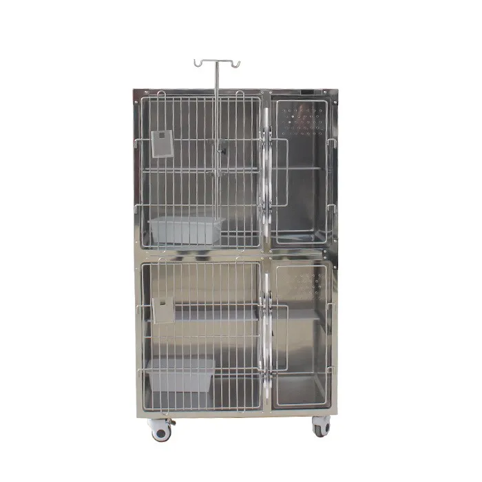 JQ-S04C-1 Good price FOB shanghai Stainless steel luxury pet cat cage