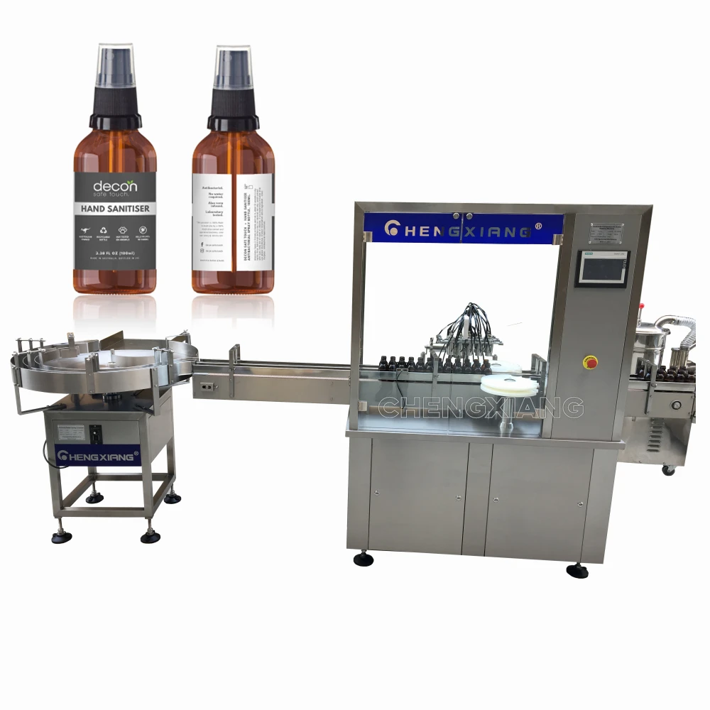 CX-QXJ Automatic 10ml 30ml 50ml 100ml 300ml spray syrup glass plastic bottle washing machine