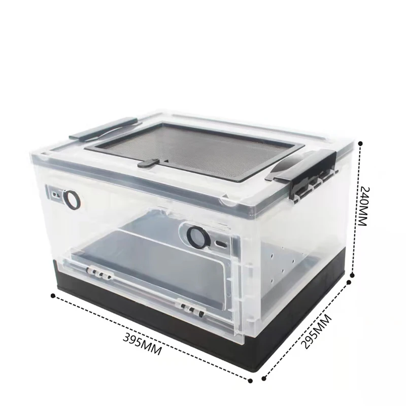 Высококачественный белый пластиковый Террариум для рептилий в виде ящерицы легко чистить утолщенный материал носить с собой