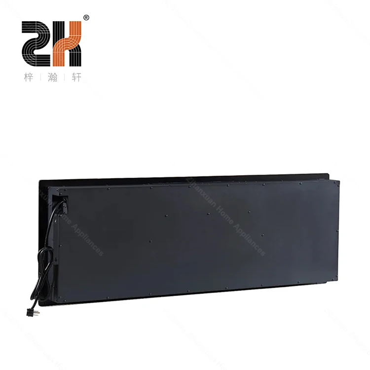 50 IN Built in decorative wall recessed wall mounted glass panel insert electric fire place fireplace with touch control