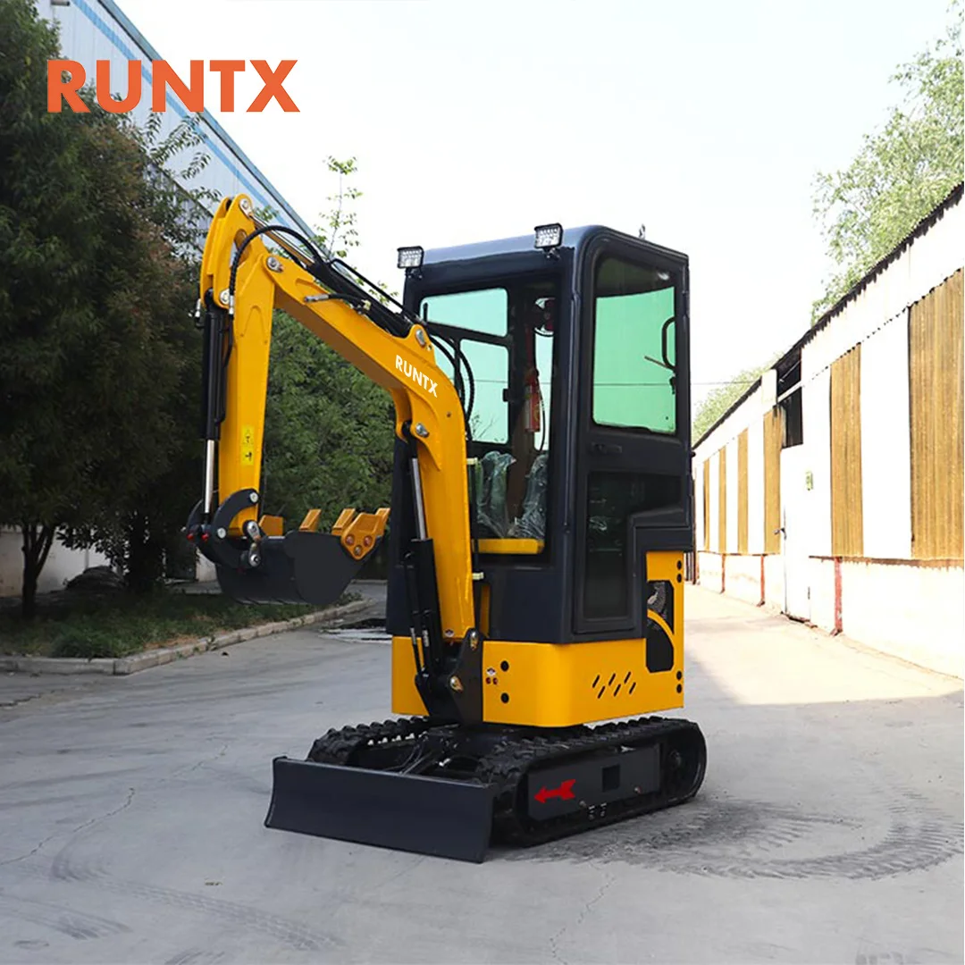Chinese Manufacturer Cheap Price Standard Roof EPA Approved Mini Crawler Excavator with Optional Cabin