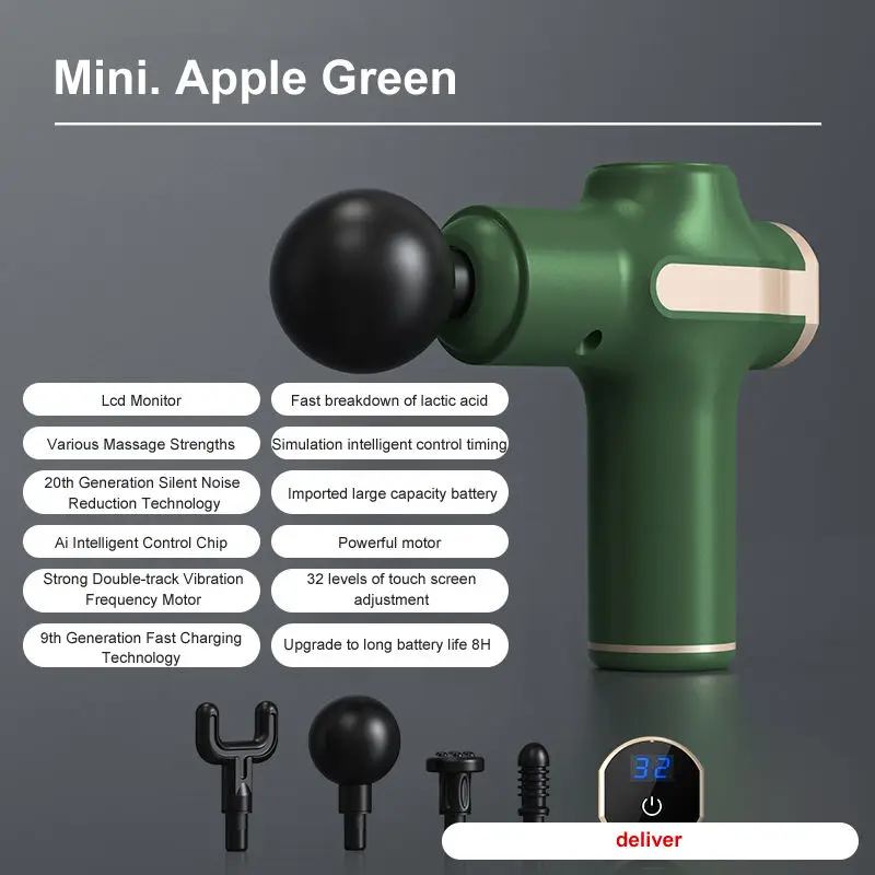 2023 Amazon Tiktok Trending wholesale handheld percussion mini vibration deep tissue muscle fascial massage gun