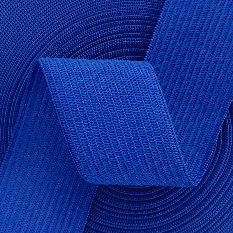 30mm Polyester Nylon Webbing Belt Knit Clothing Waistband Underwear Elastic String Rope