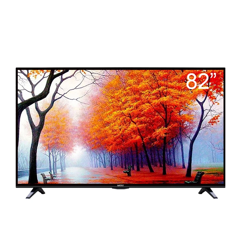Weier TV manufacturer 8K led tv 82 inch android smart tv 4K UHD televisions