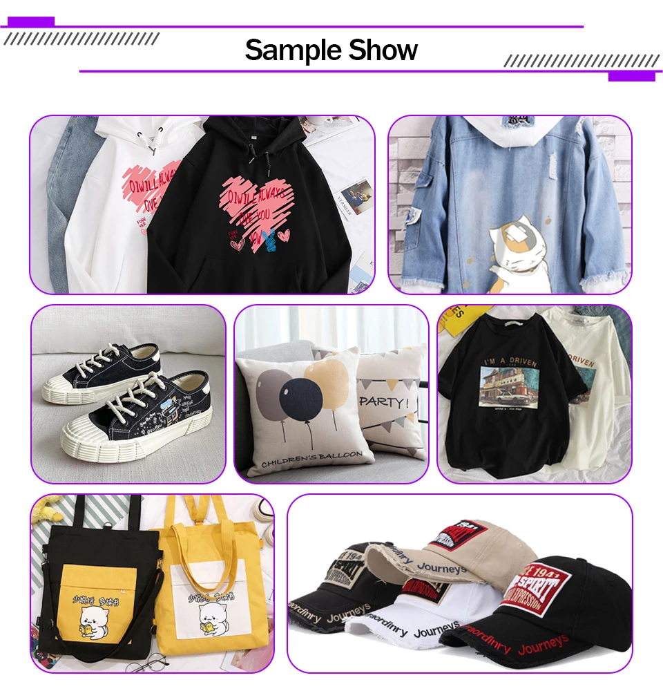 Colorsun 42CM XP600 DTF printer impresoras dtf  T-shirt Printer With Automatic DTF Shaker