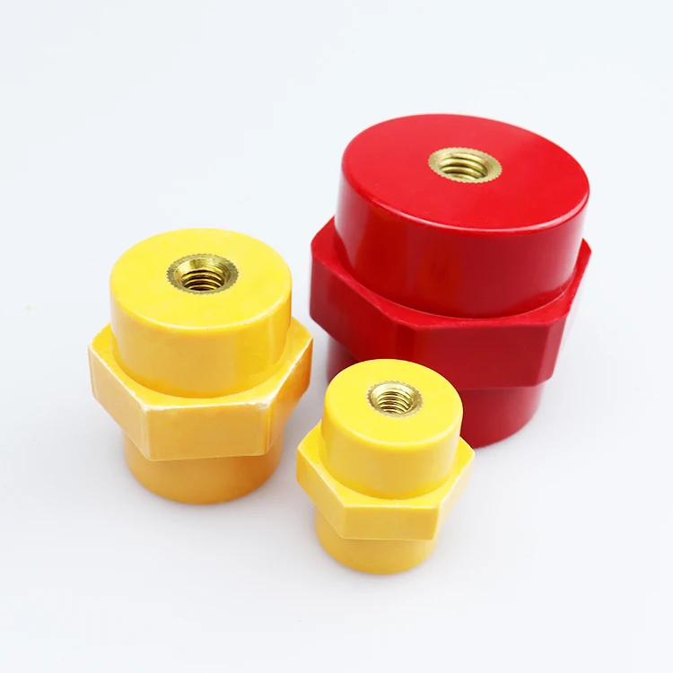 Low voltage Bus Bar Supports Standoff Insulator  BMC SMC Material Copper core