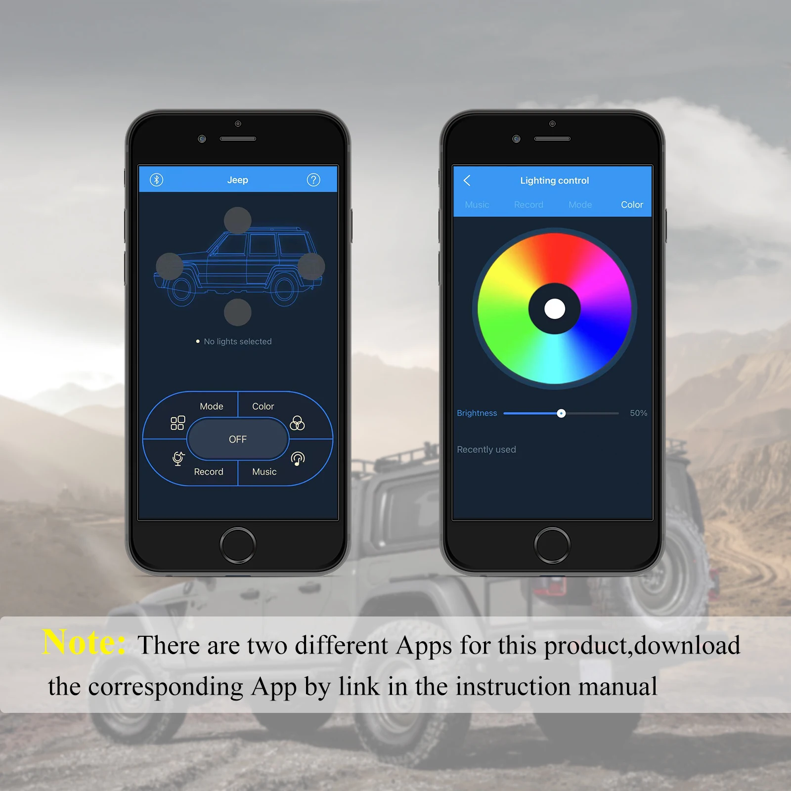 Newway heavy duty  IP68 12V 24V spot flood beam light  22 32 42 52 inch Truck Offroad led light bar RGB light bar