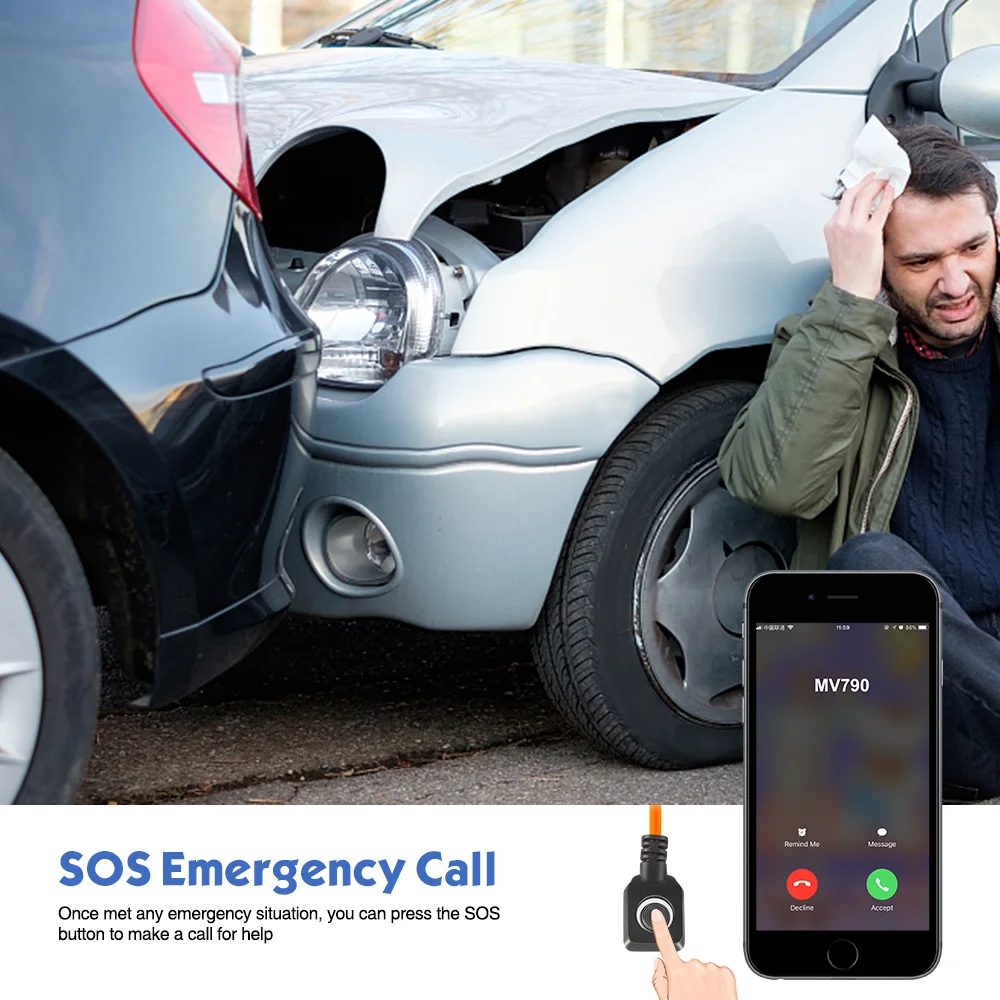 MiCODUS MV790 Cut Off Fuel SOS Motorbike GPS Locator For Android IOS Motorcycle Tracking Device Car GPS Location Tracker