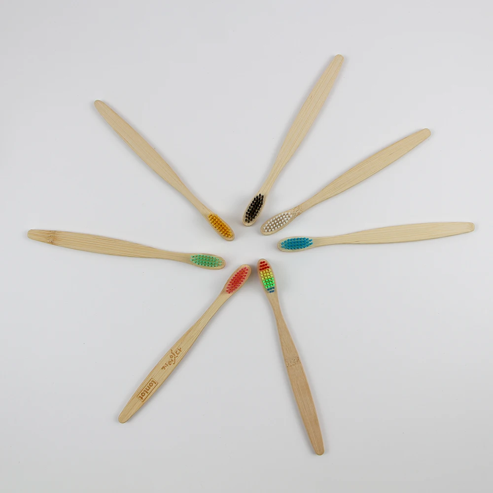 Disposable Hotel Amenities Customized Logo Teeth Brush Bpa Free Eco Friendly Comb Set Bamboo Toothbrush Kit With Private Label