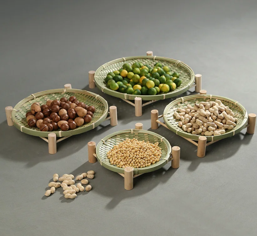 2020 Ebay новый дизайн натуральные маленькие тканые бамбуковые корзины