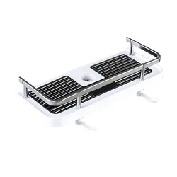 High quality adjustable caddy hanging bathroom wall corner racks and shelves shower organizer storage