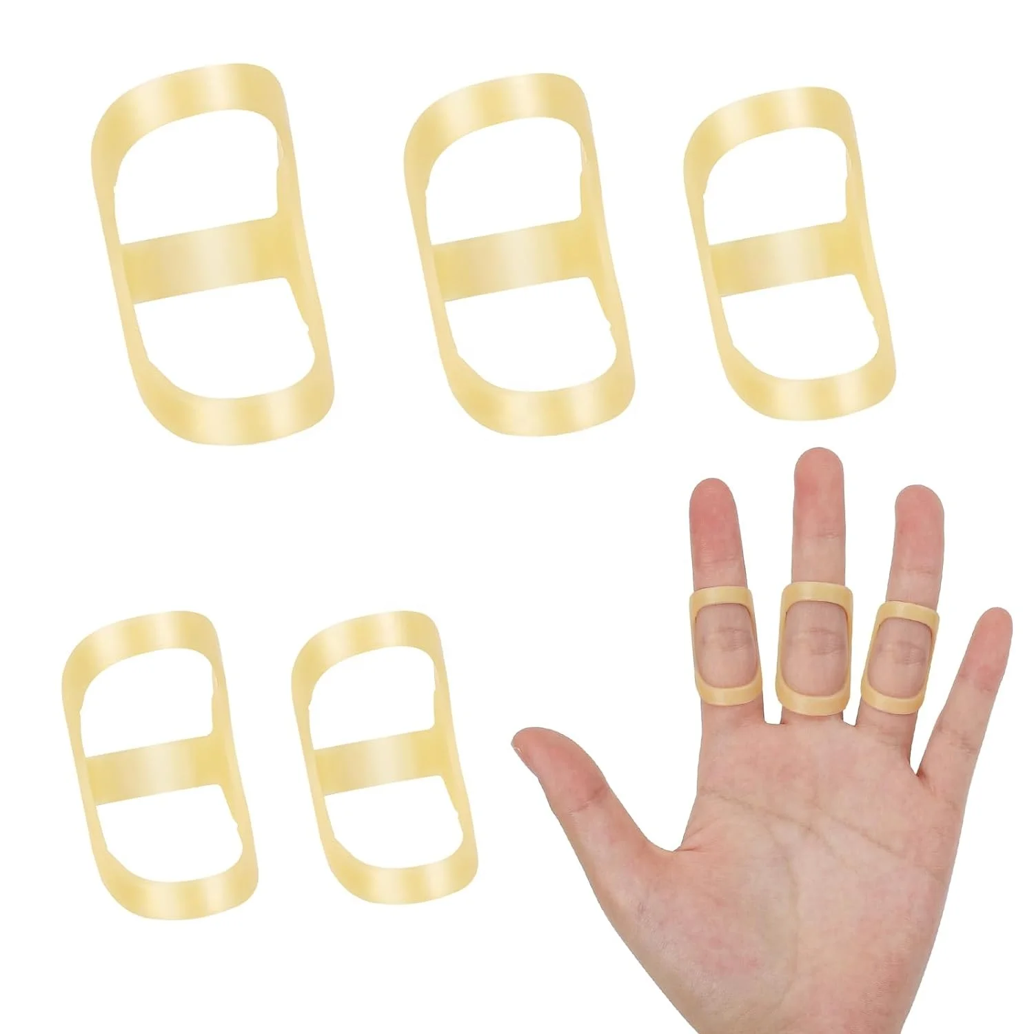 Oval Finger Splint, trigger finger splint for middle finger, Straightener Brace For Thumb Middle Pinky or Ring Finger
