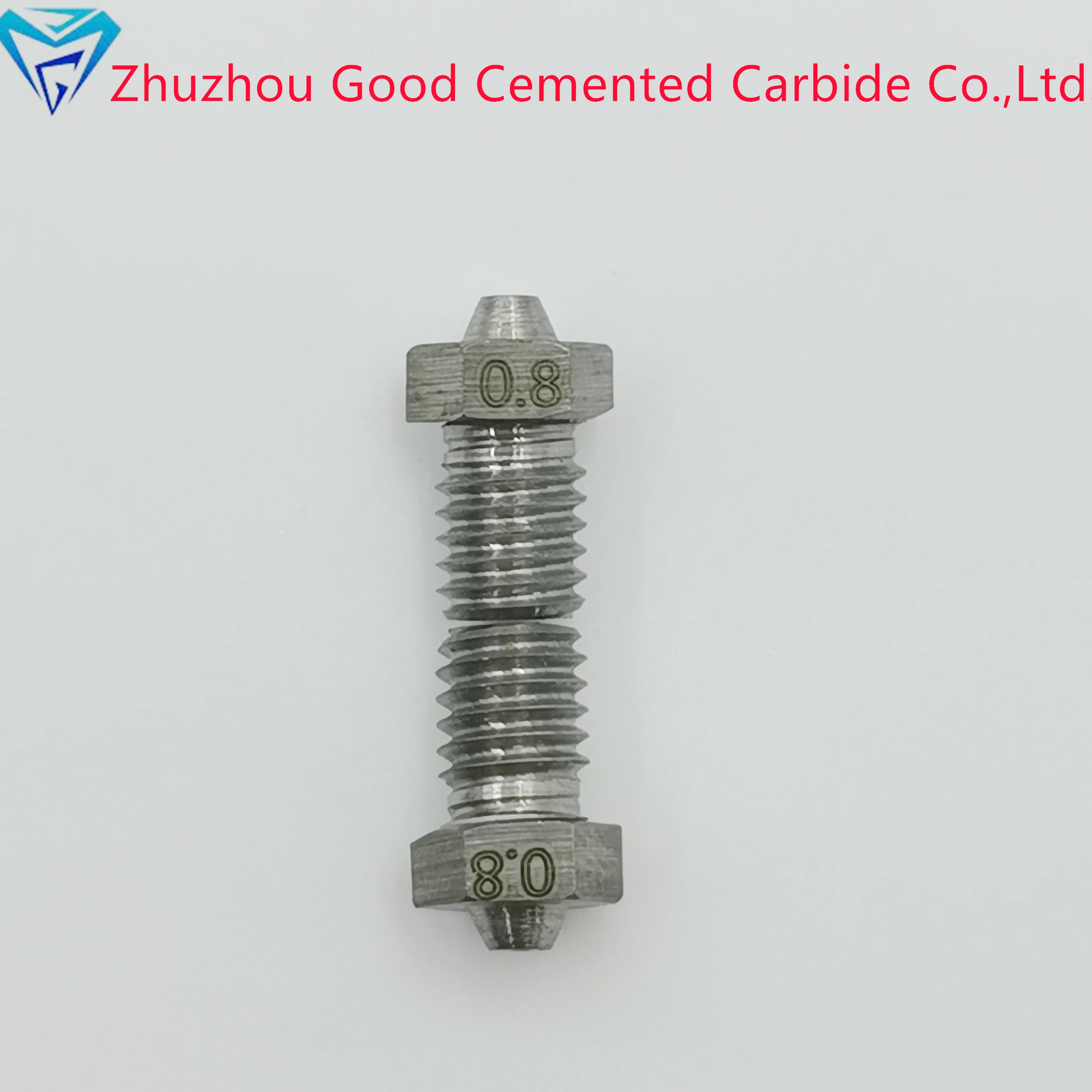 Chinese Factory M6 3D printer Nozzle MK8 Thread 1.75mm 0.4/0.8/1.0/21mm Filament laser nozzle for cnc machine