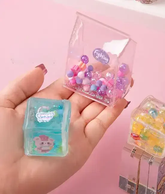 New Colorful Nano Double Sided Tape Kids Squeeze Toy Nano Tape Balloon Bubble Making Kit