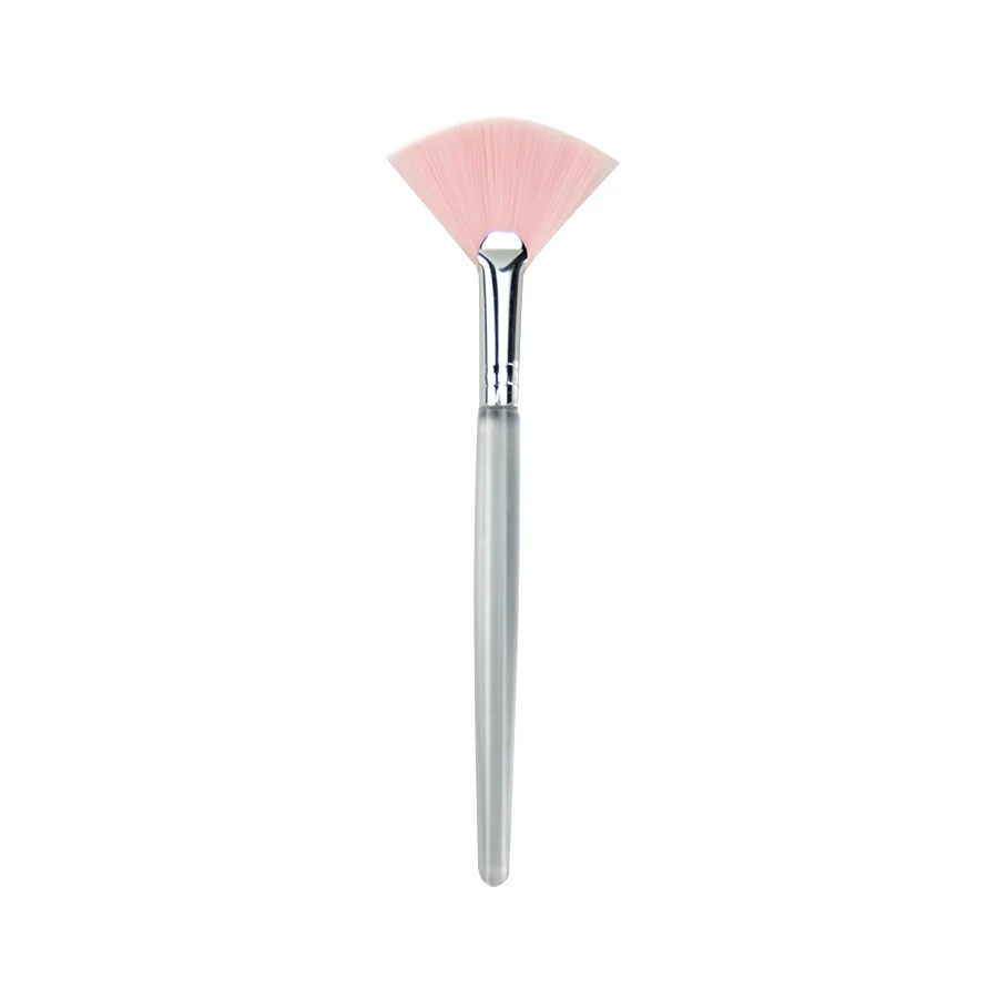 Eyelash Extension cleaning fan brush Peel Glycolic Mask Makeup Fan Paint Brush Facial Fan Brush