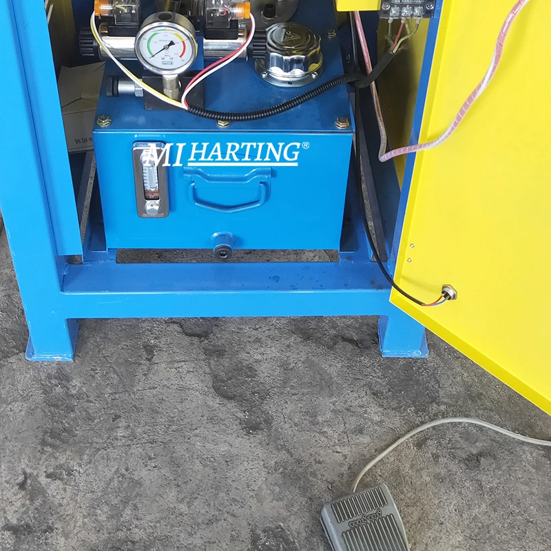 QD-1.2x80 Metal Sheet Pneumatic Notching Machine 90 degree Sheet Metal Angle Cutting Machine