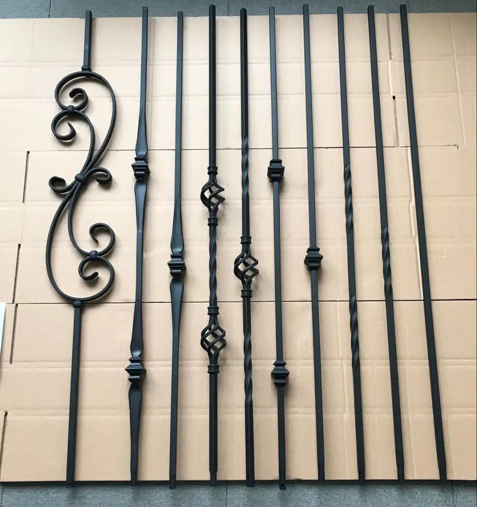 Hollow Tube Indoor Wrought Iron Spindles for Stairs