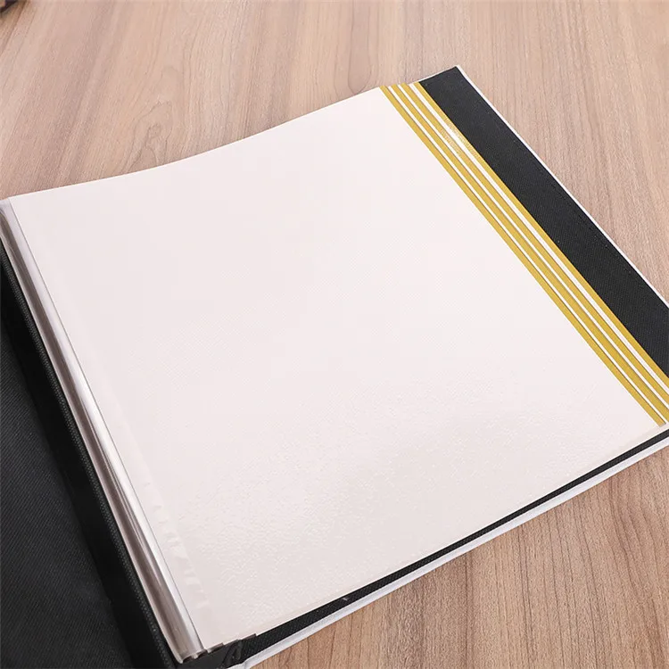 High quality leather home decoration DIY albums book stamp collecting album pullar album