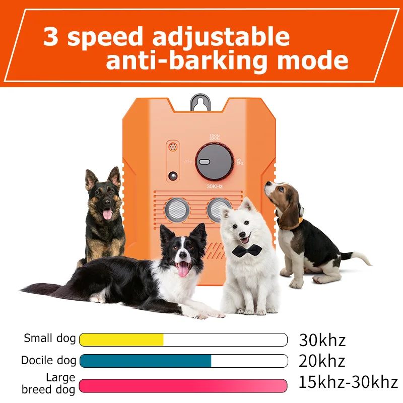 New Design Intelligent Ultrasonic Digital Dog Barking Control Devices Bark Dog Anti Barking Device for Dogs
