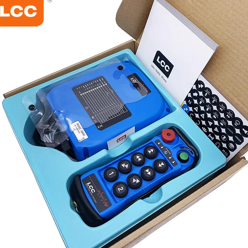 Q800 LCC BLUE 8 channel single speed manufacture wireless radio custom industrial remote control for trucks 24v 12v 220v 48v 24v