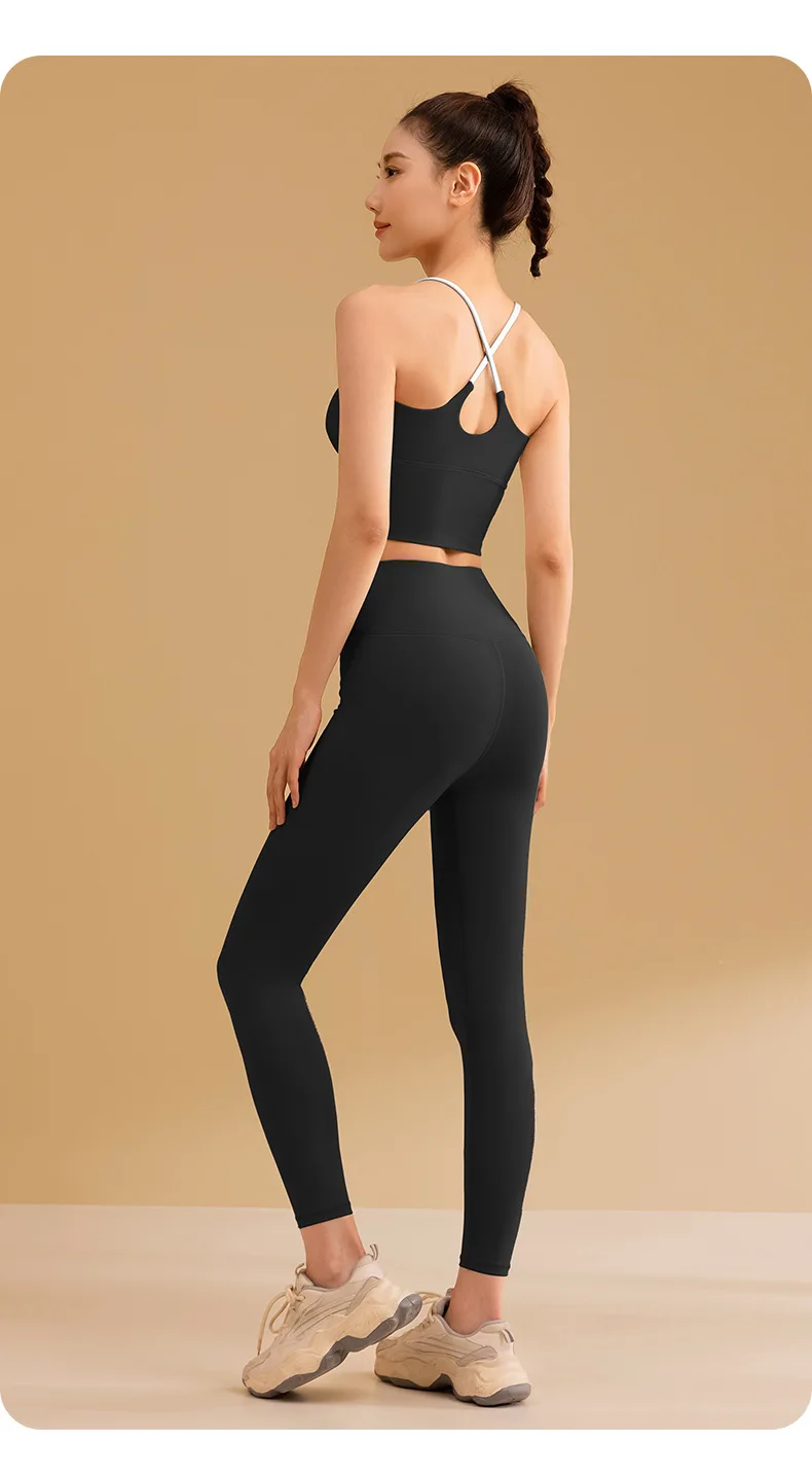 Custom Logo Woman Fitness Wear High Stretch Seamless Sports Legging Women Workout Suits Gym Fitness Clothing Activewear Yoga Set