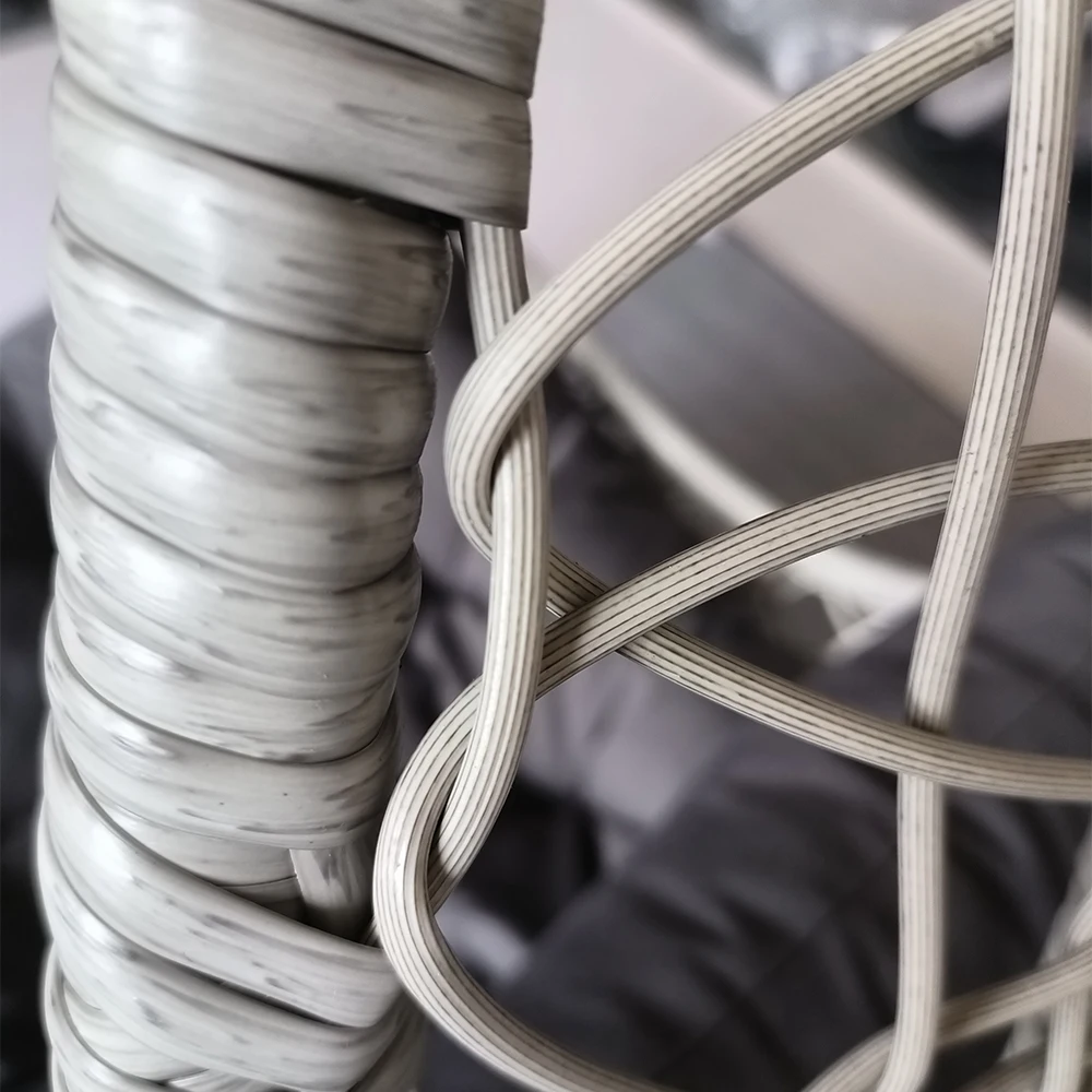 outdoor furniture patio swings chair rattan hanging chair with metal stand