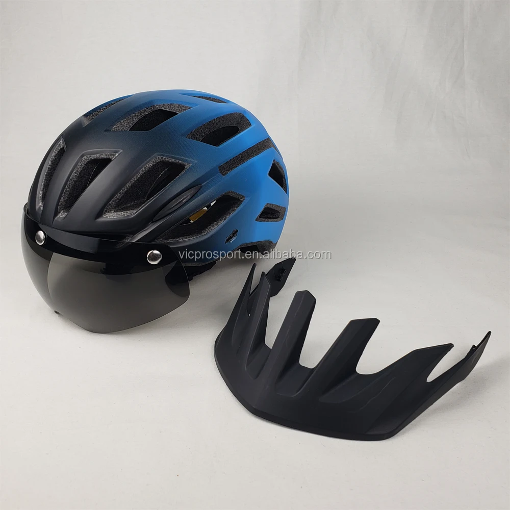 
New model inmould superlight custom bicycle helmet with LED light 