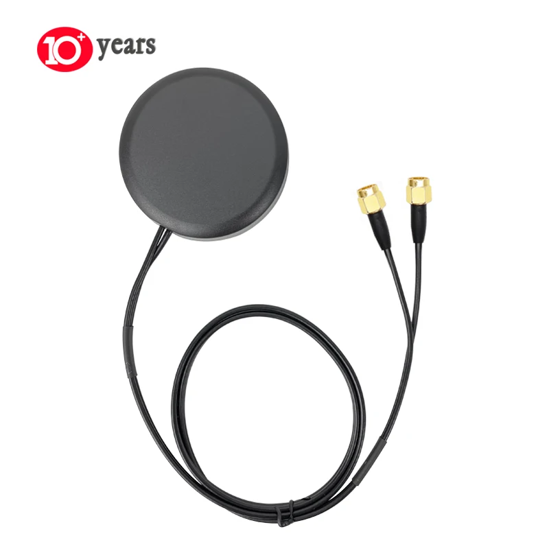 Universal Vehicle GSM 2.4G 3G 4G LTE Gnss GPS Aerial Antenna External Combined Adhesive 4G SMA-M GPS Antenna