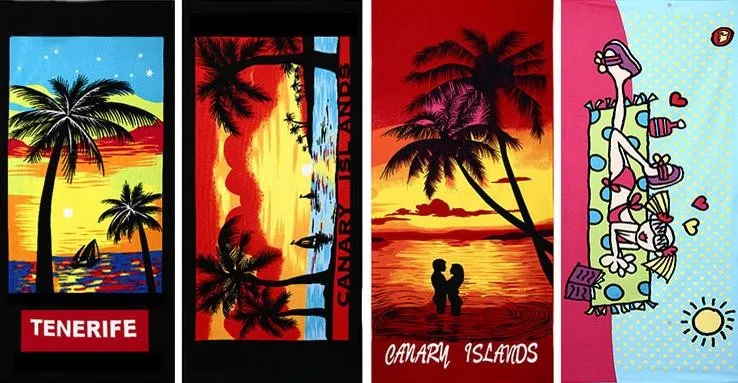 
40 x 70 extra large 400g printed microfiber indian beach towels for sublimation 