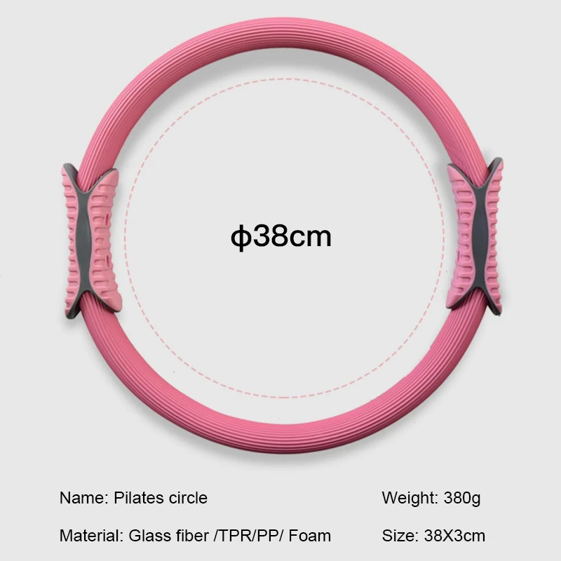 Chaoyuan Pilates Magic Circle Yoga Pilates Ring Exercise Yoga Ring Multi Stretch Workout Circle for Strength Training