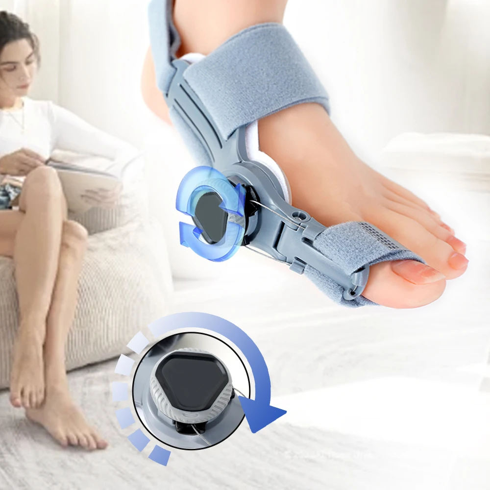 Factory OEM Adjustable Toe Separator Splint Hallux Valgus Orthopedic Toe Bunion Corrector Day Night Toe Correction