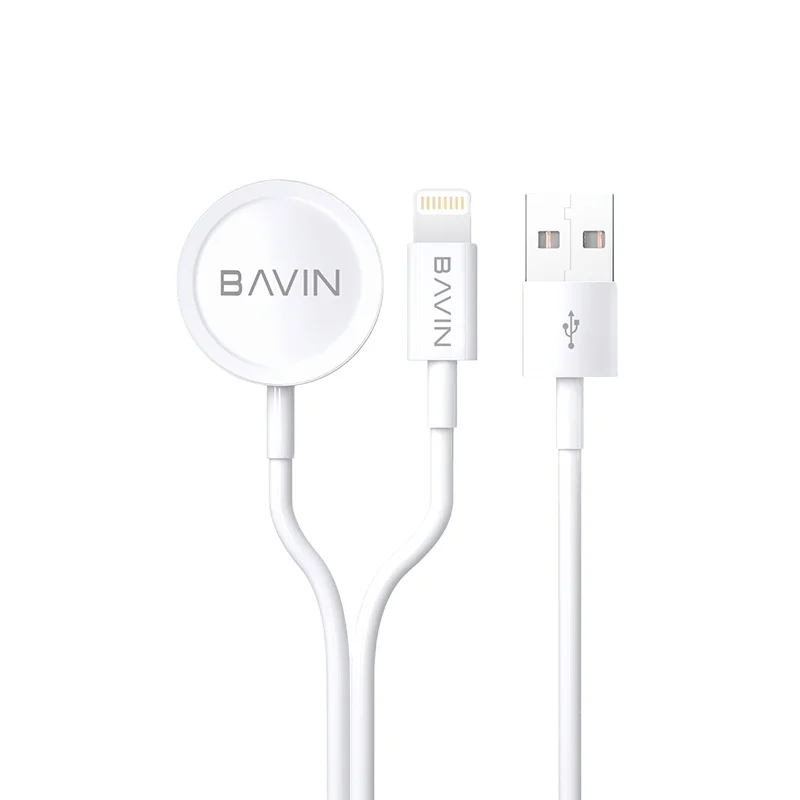 BAVIN CB234  2 in1 wireless hot sellers charger fast charging cable for Apple watch cell mobile phone