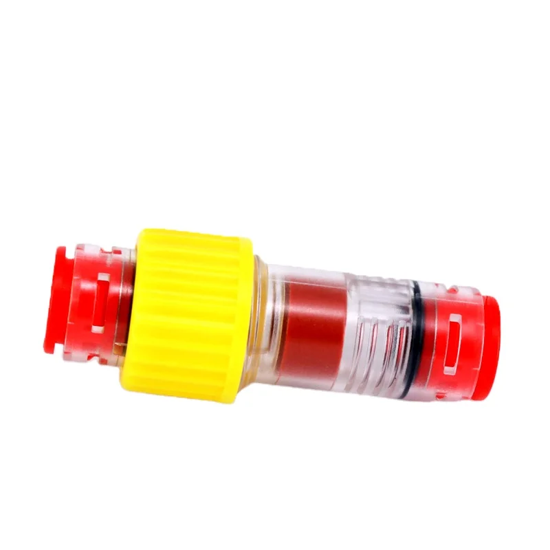 HDPE PZA  Air Hose Gas airtight connector Microduct Connector Gas Block Straight Push-Fit Gas and Water Block Connector 12mm