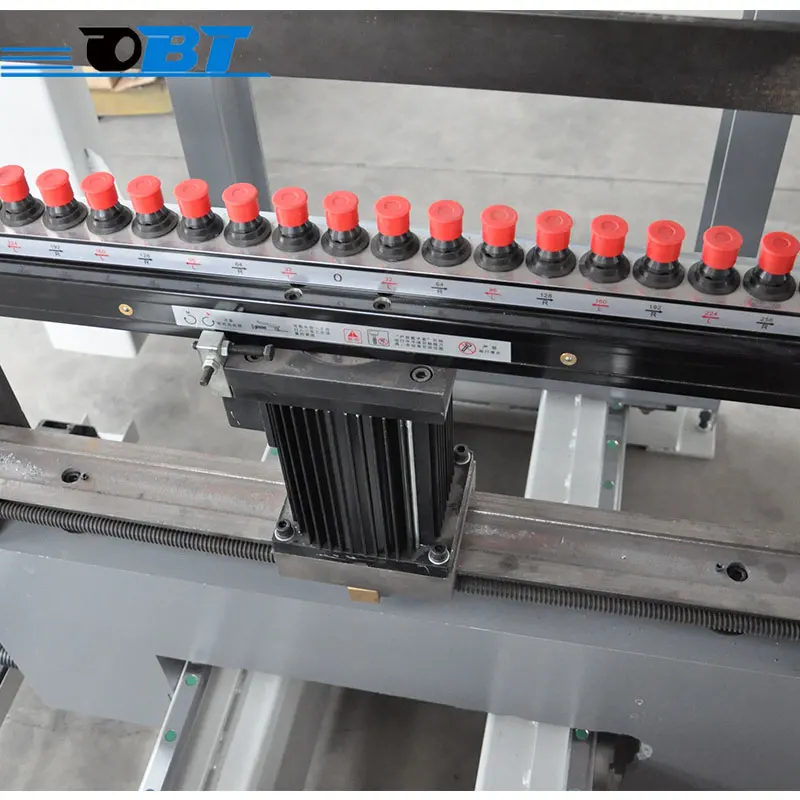 Drill holes machine three lining multi spindle woodworking boring machinery