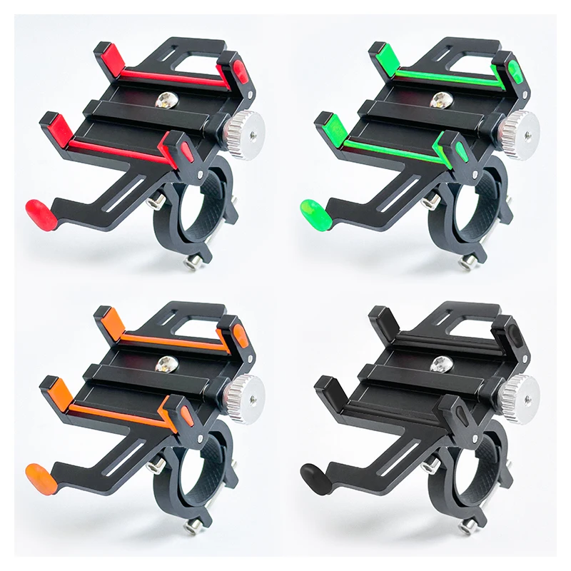 Bicycle Aluminum Alloy Phone Holder Adjustable Ultralight Motorcycle Bike Widen Accessories Mobile Phone Holder