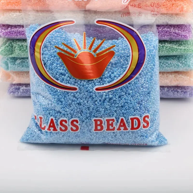 SC Factory Wholesale Transparent Glass Seed Beads Oiling Color Bulk Beads 2mm 3mm 4mm Beads For Bracelet Jewelry Making