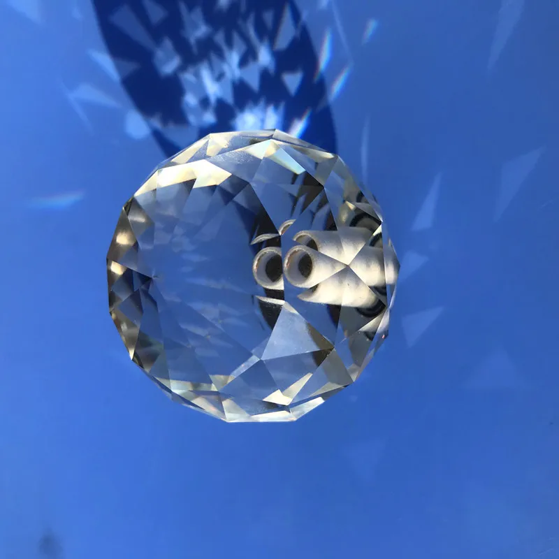 Wholesale Crystal Ball Prisms Crystal glass prism balls with screws for DIY photography work