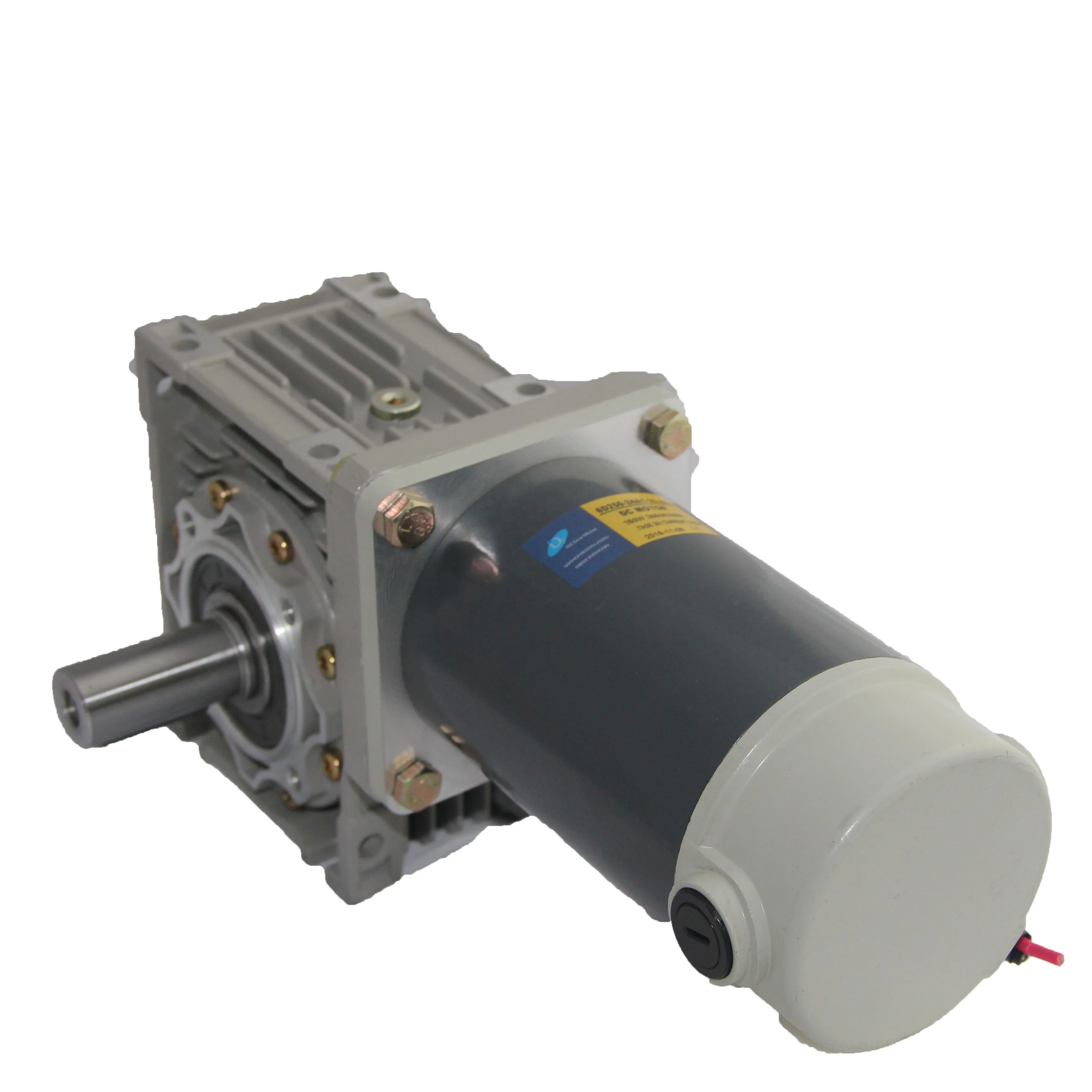 DC gear motor 12v 24v motor has worm gear box and high torque, low speed