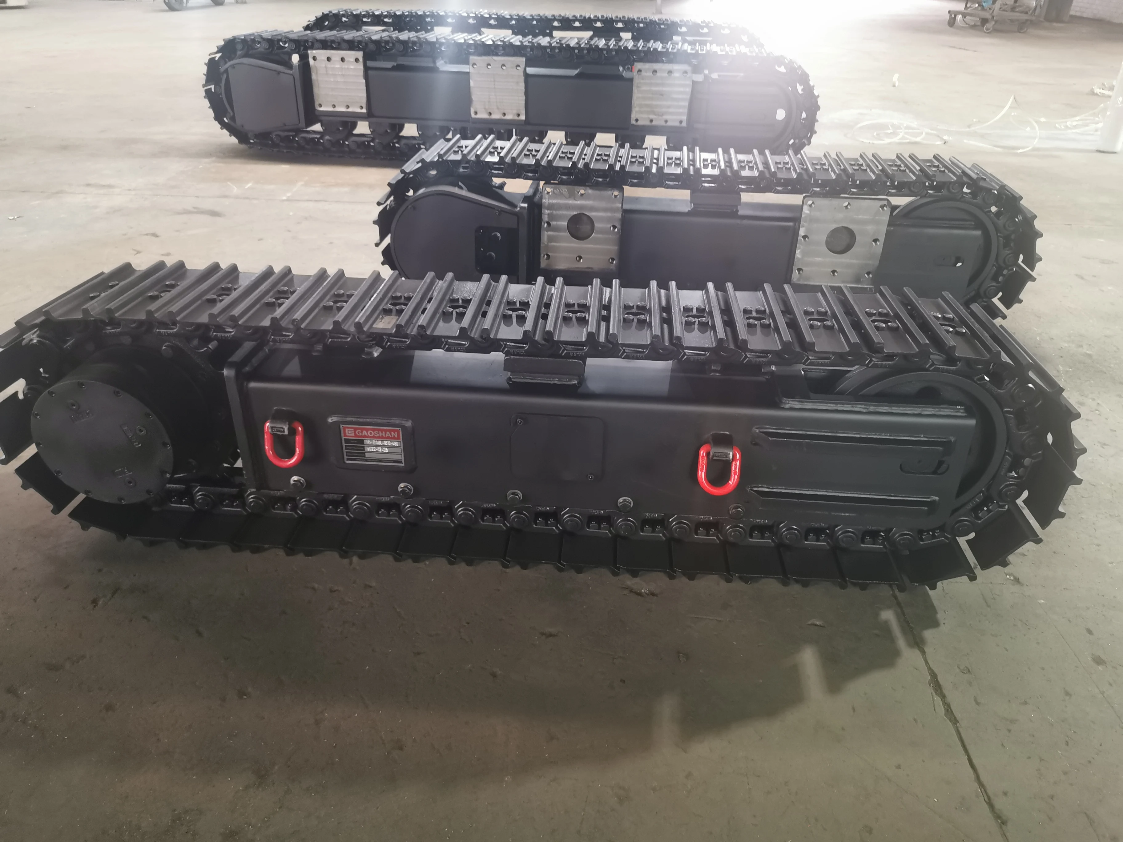 Mini Tracked Chassis System 2ton Undercarriage For Excavator Chassis Construction Machinery Parts