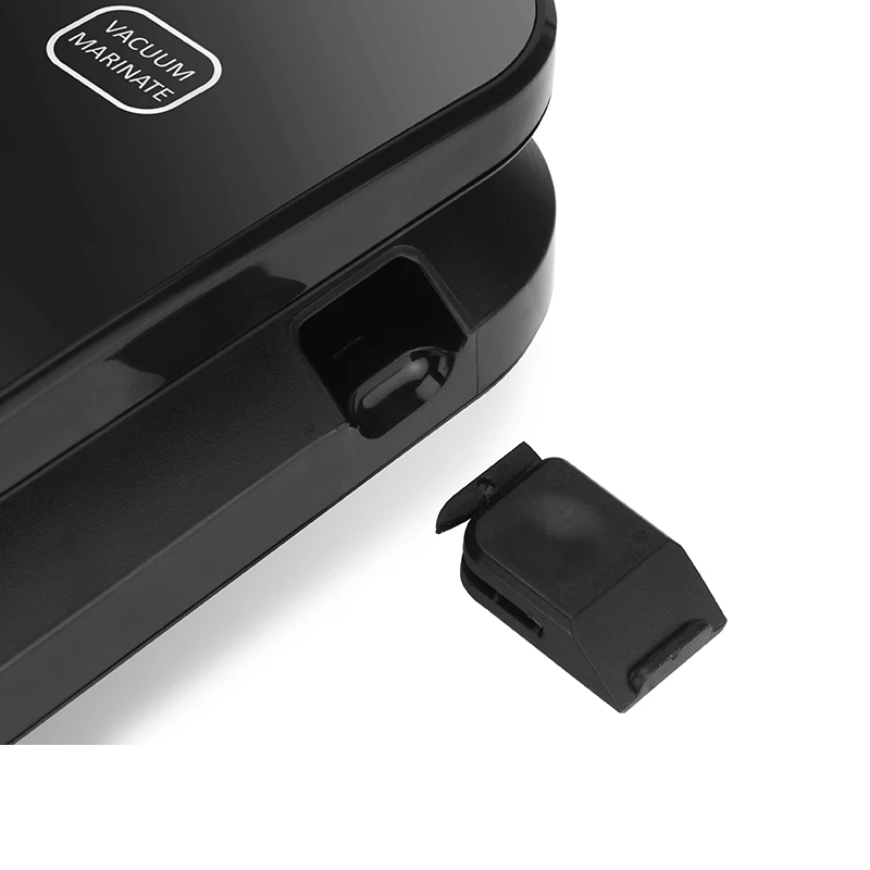 Factory Direct Plastic Stainless Steel Electric Food Vacuum Sealer Handheld LED Indicator Built-in Bag Cutter Touch Button