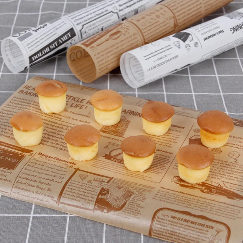 Customized Printed Insulated   Aluminum Foil Greaseproof Takeaway Sandwich Cheese Burger Food Wrap Paper Coated