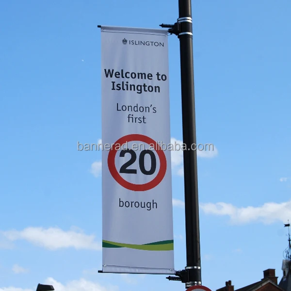 Outdoor high quality banner saver kit lamp post banner saver kit