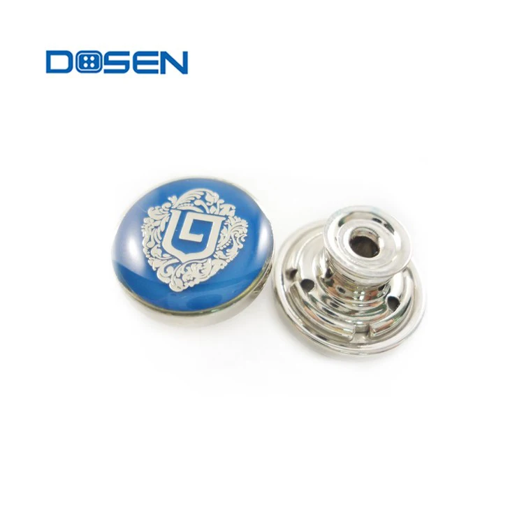 Customizable Personalized Jean Button Zinc Alloy Jeans Accessory for Men and Women