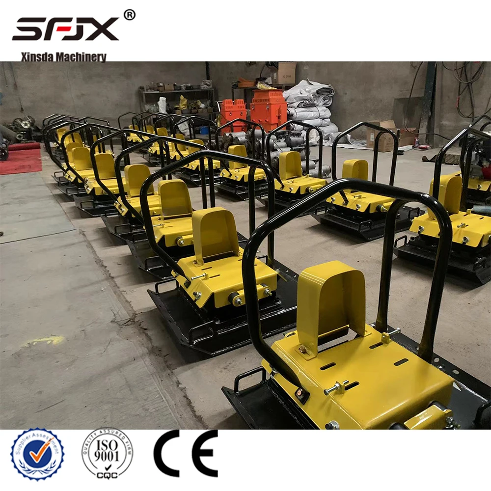 100KG gasoline vibrating earth plate compactor