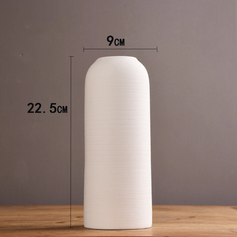 Wholesale New Retro Face Flower Vases White\Black\Gold\Sliver Ceramic Vase For Home Decor