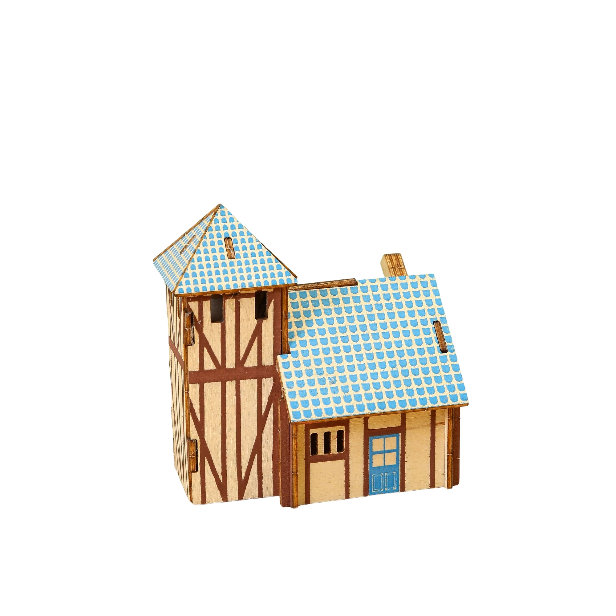 3D Wooden Forest House Set Puzzle Game Diy Creative Educational 3d Wooden Jigsaw Puzzles