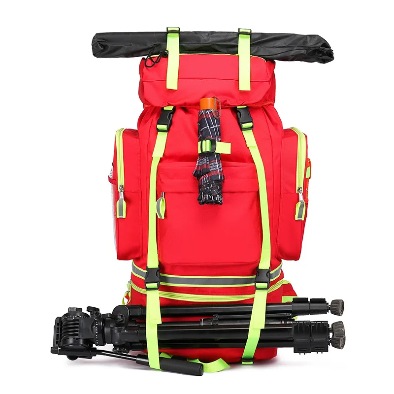 Night Reflective Design Emergency Medical Bag Tactical Trauma First Aid Kit Tactical Bag Hunting Hiking Medical Backpack